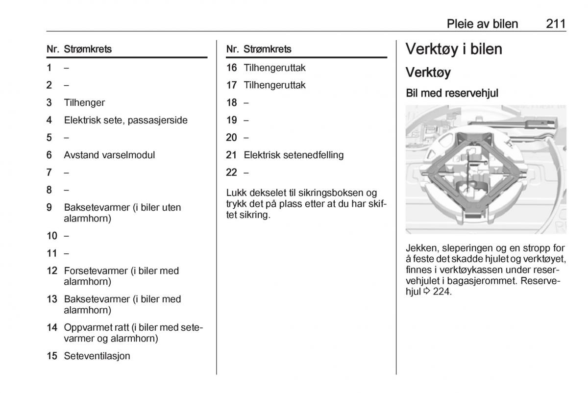 Opel Astra K V 5 bruksanvisningen / page 213