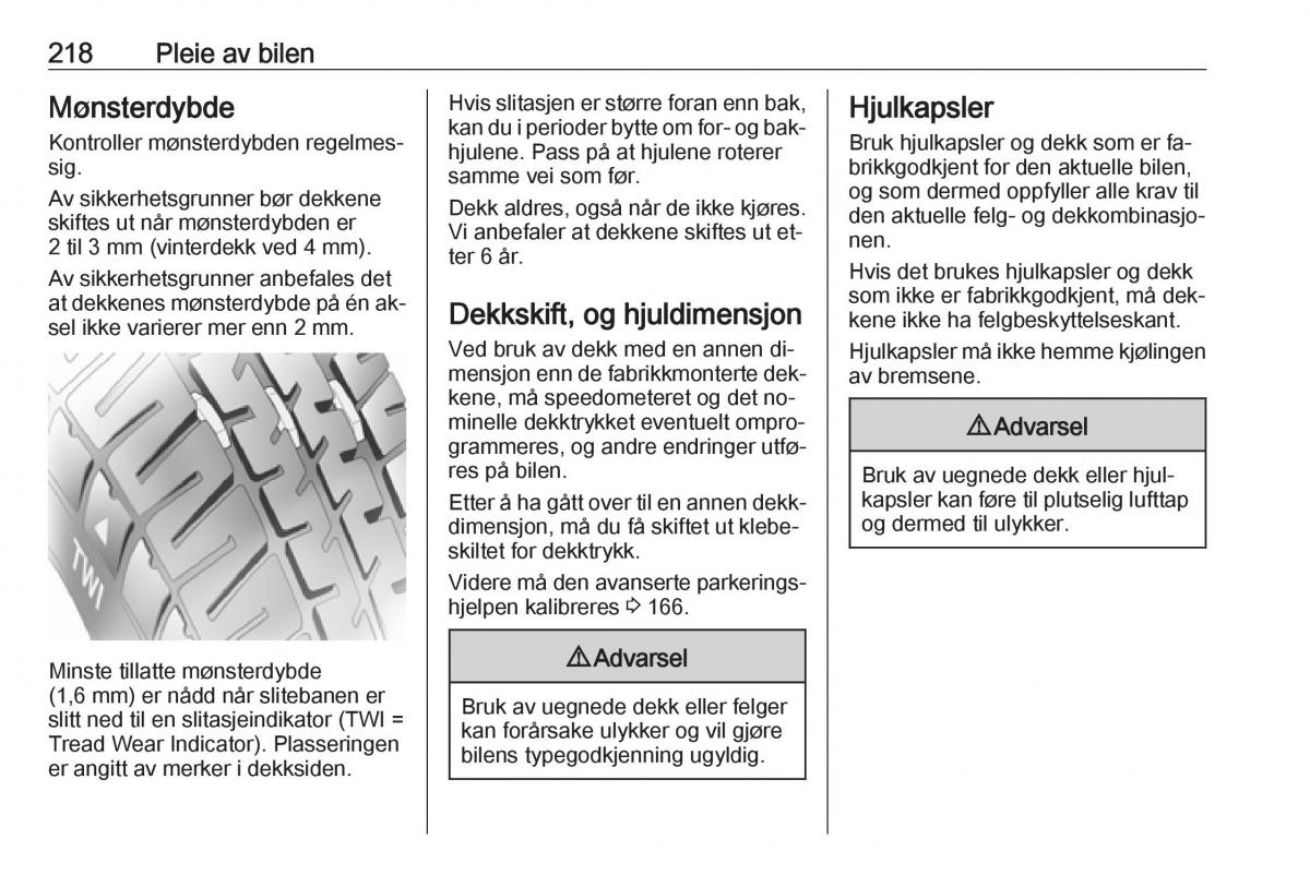 Opel Astra K V 5 bruksanvisningen / page 220