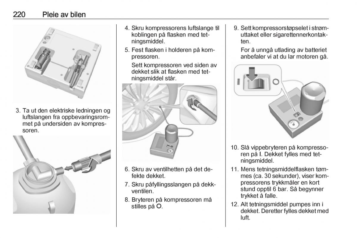 Opel Astra K V 5 bruksanvisningen / page 222