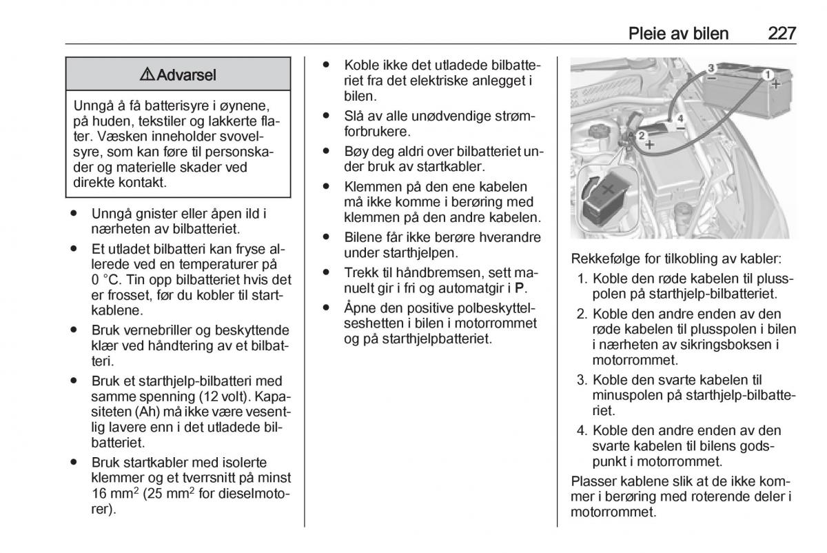 Opel Astra K V 5 bruksanvisningen / page 229