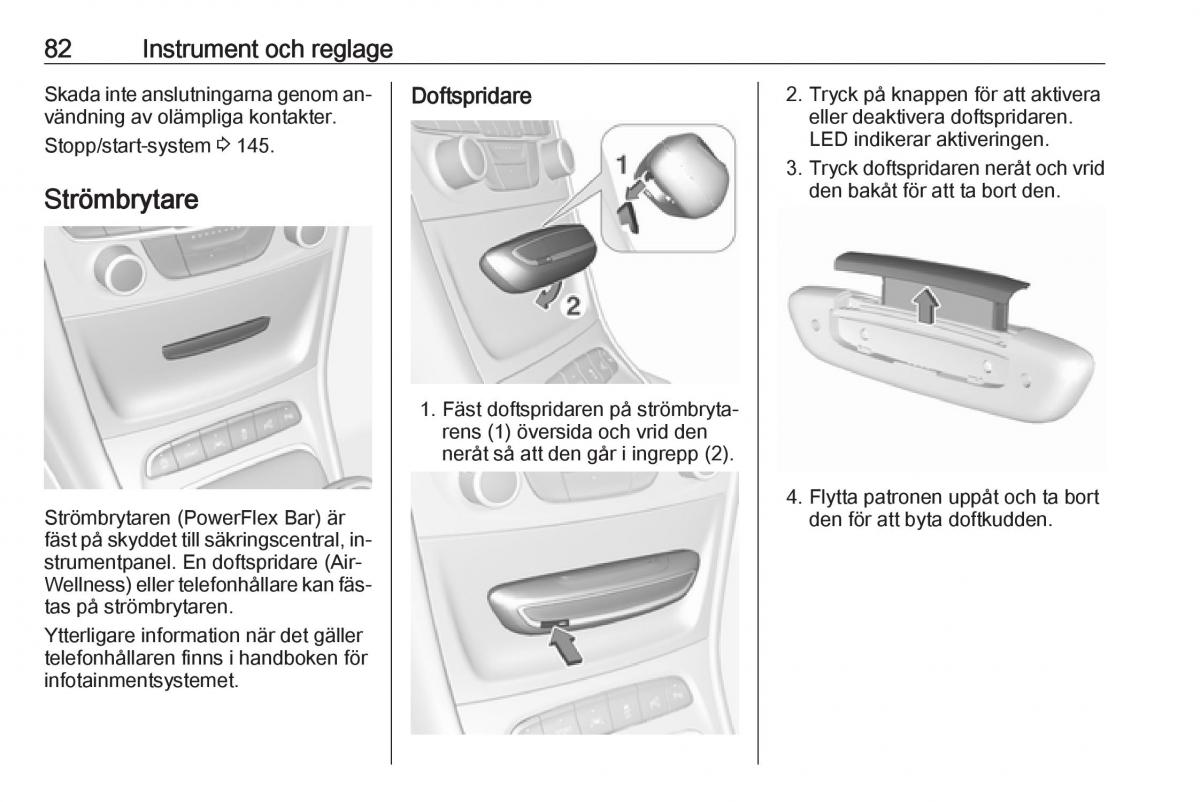 Opel Astra K V 5 instruktionsbok / page 84