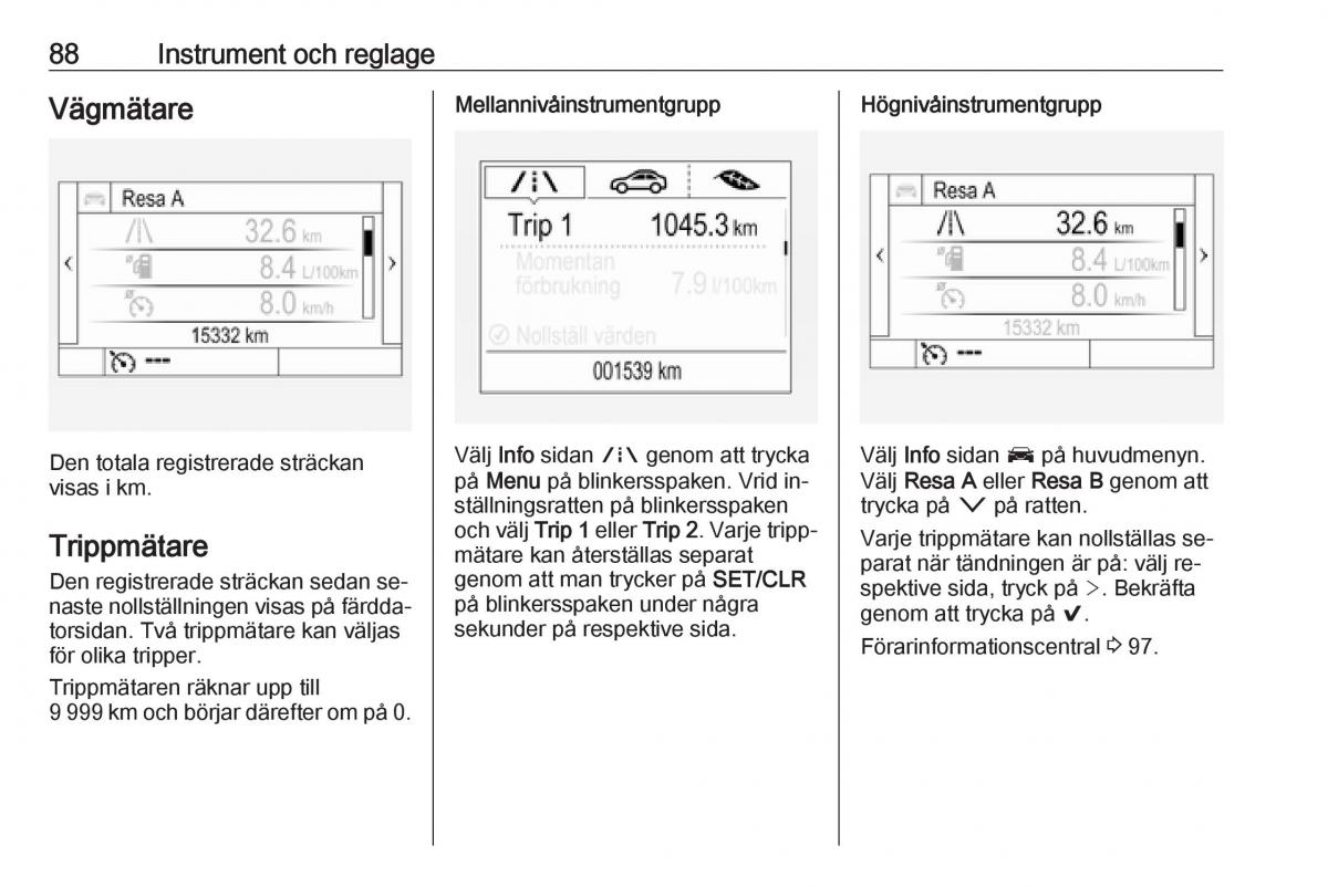 Opel Astra K V 5 instruktionsbok / page 90