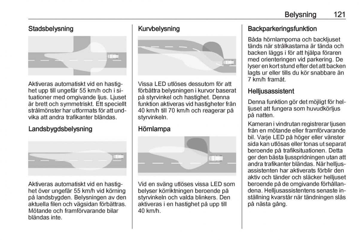 Opel Astra K V 5 instruktionsbok / page 123