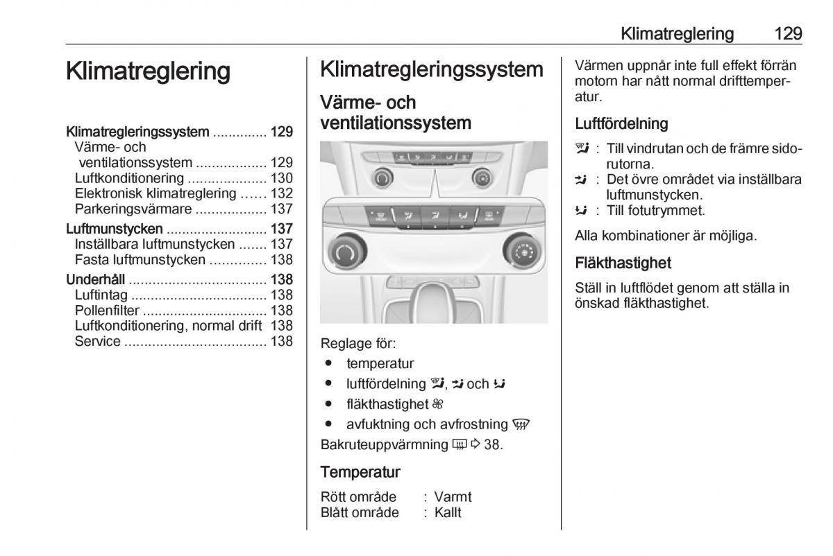 Opel Astra K V 5 instruktionsbok / page 131