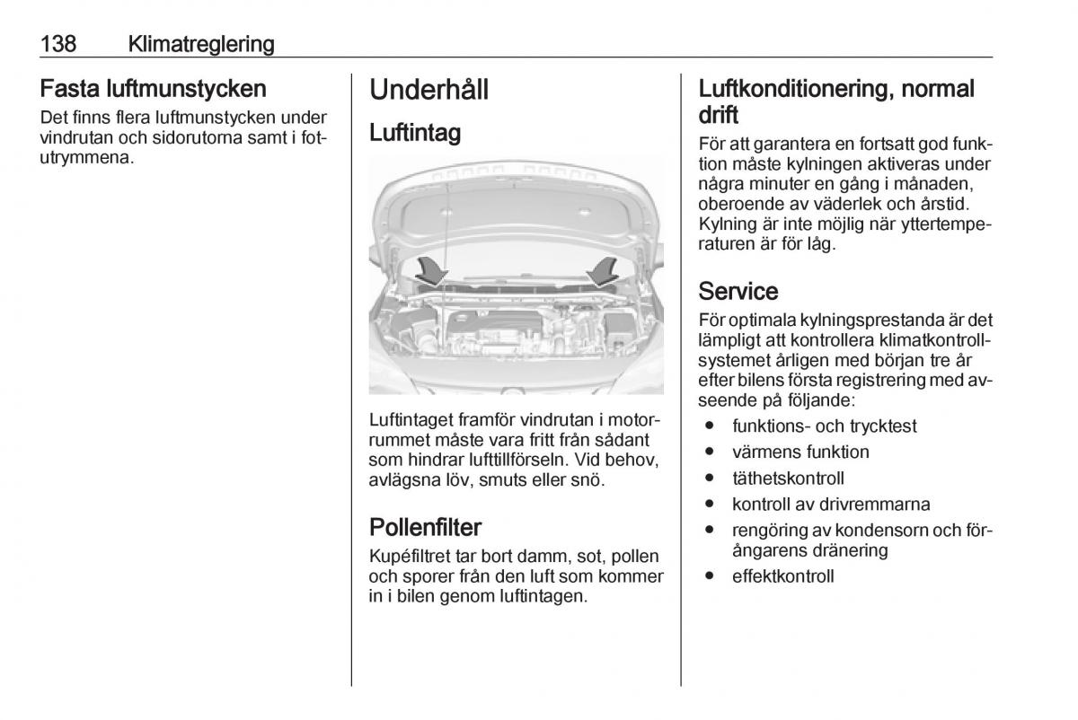 Opel Astra K V 5 instruktionsbok / page 140