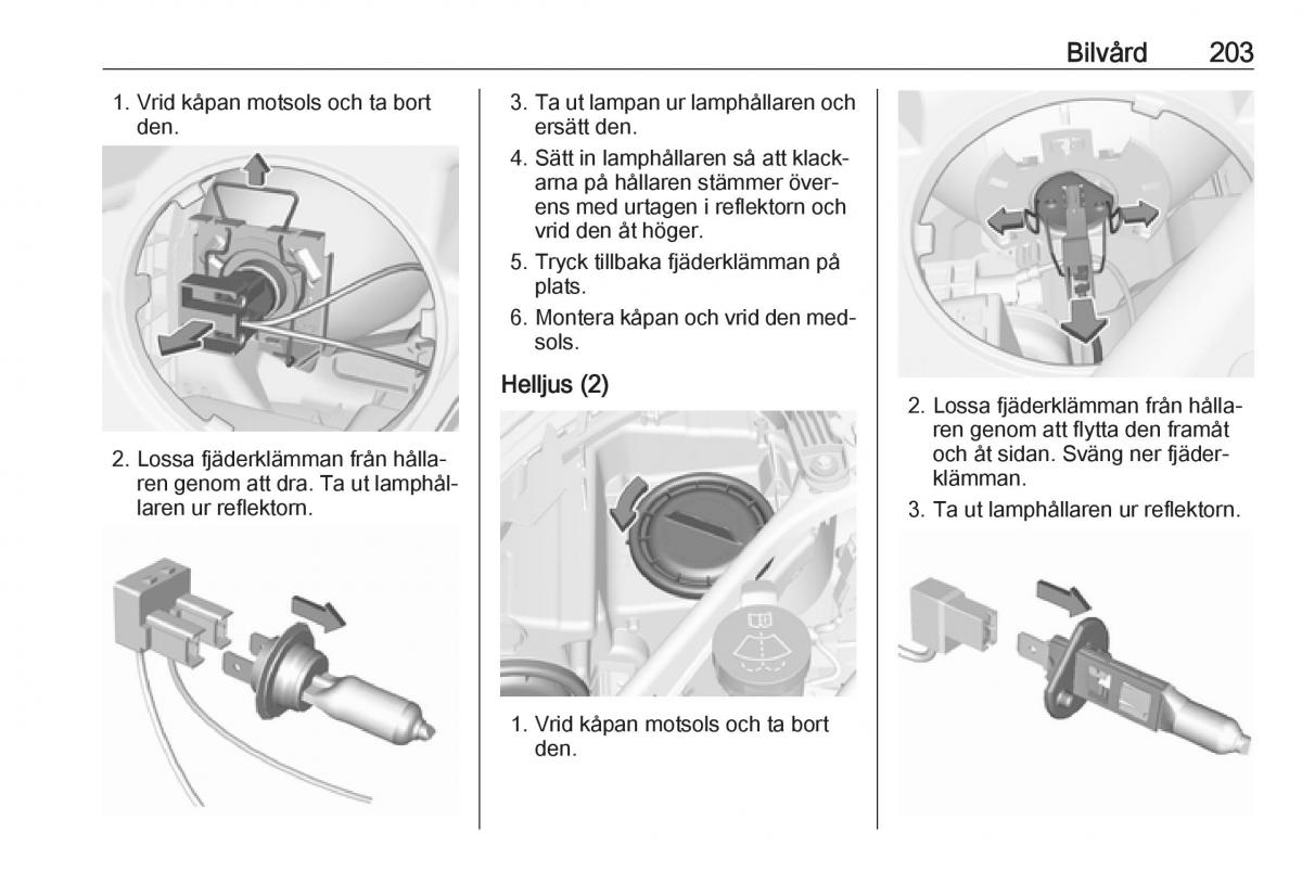 Opel Astra K V 5 instruktionsbok / page 205