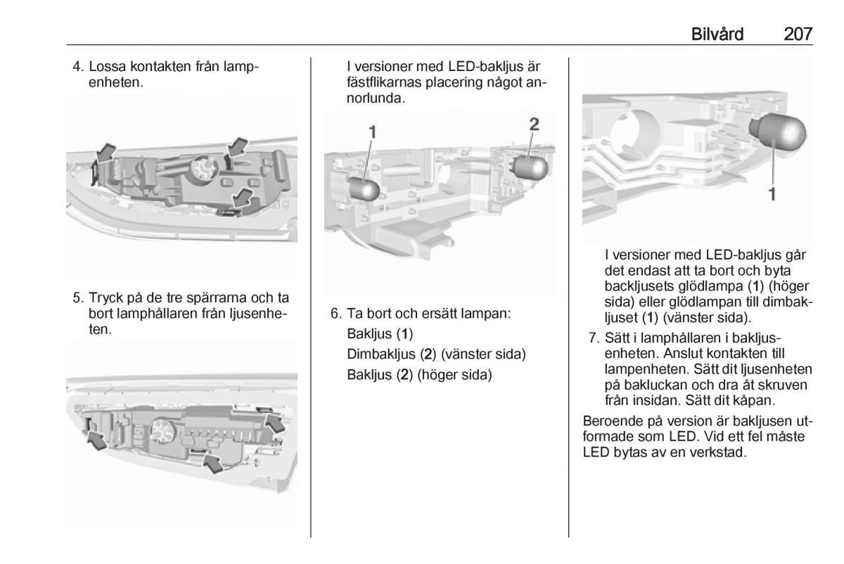 Opel Astra K V 5 instruktionsbok / page 209