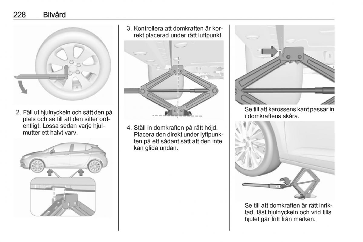 Opel Astra K V 5 instruktionsbok / page 230