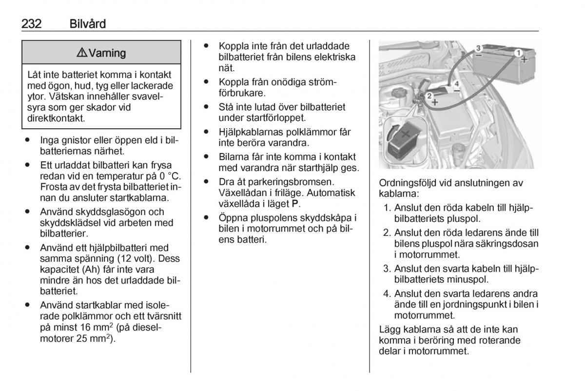 Opel Astra K V 5 instruktionsbok / page 234