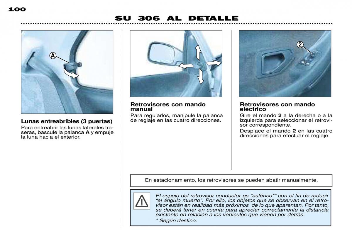 Peugeot 306 Break PH3 manual del propietario / page 78