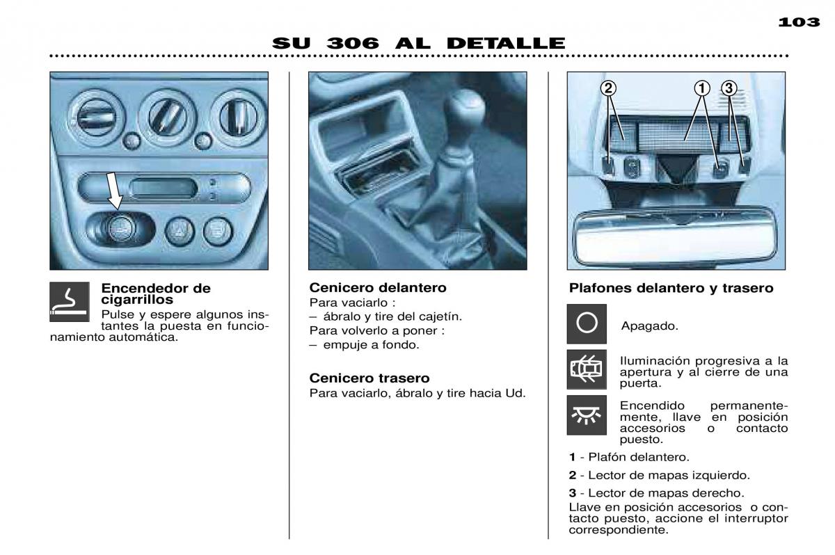 Peugeot 306 Break PH3 manual del propietario / page 81