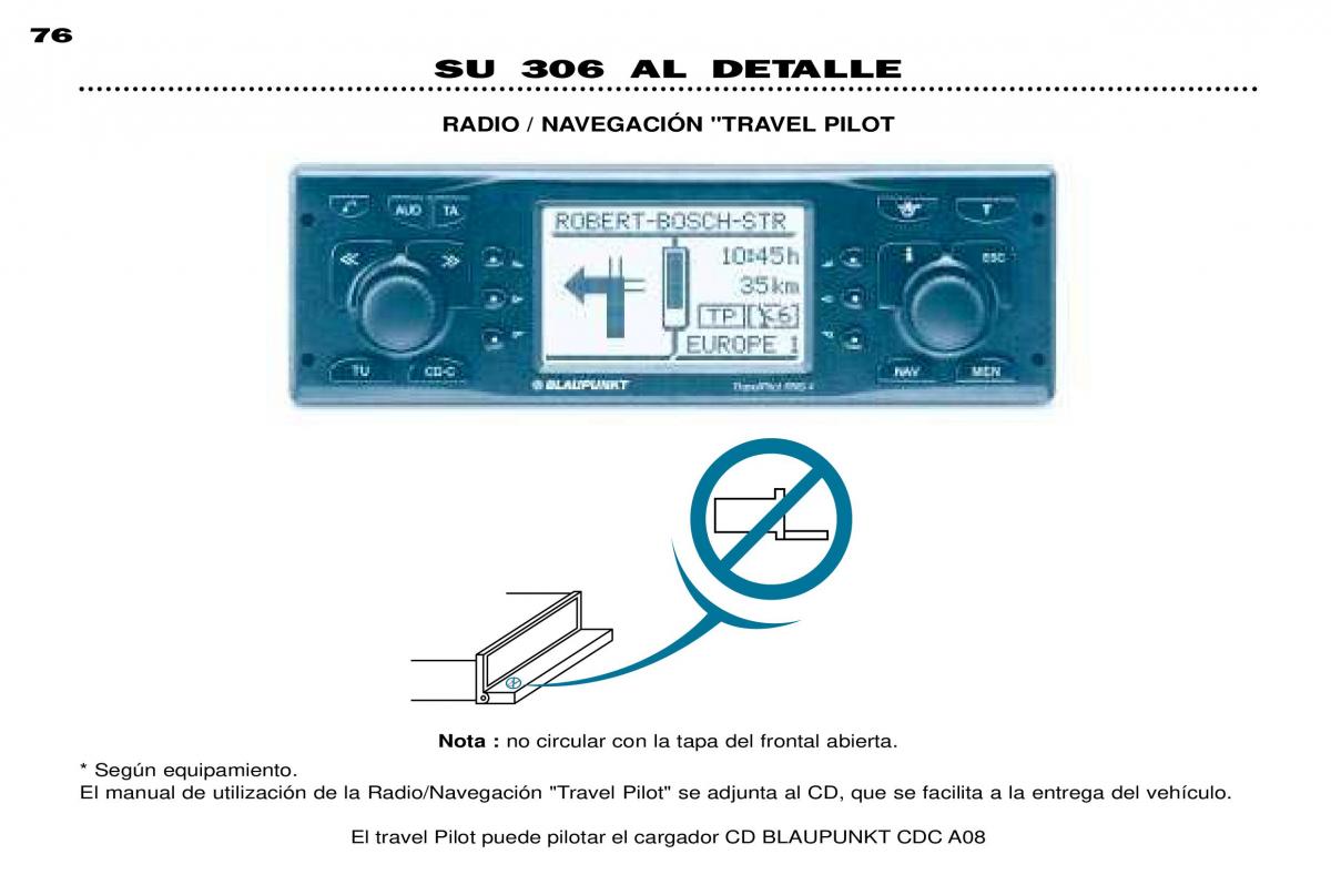 Peugeot 306 Break PH3 manual del propietario / page 54