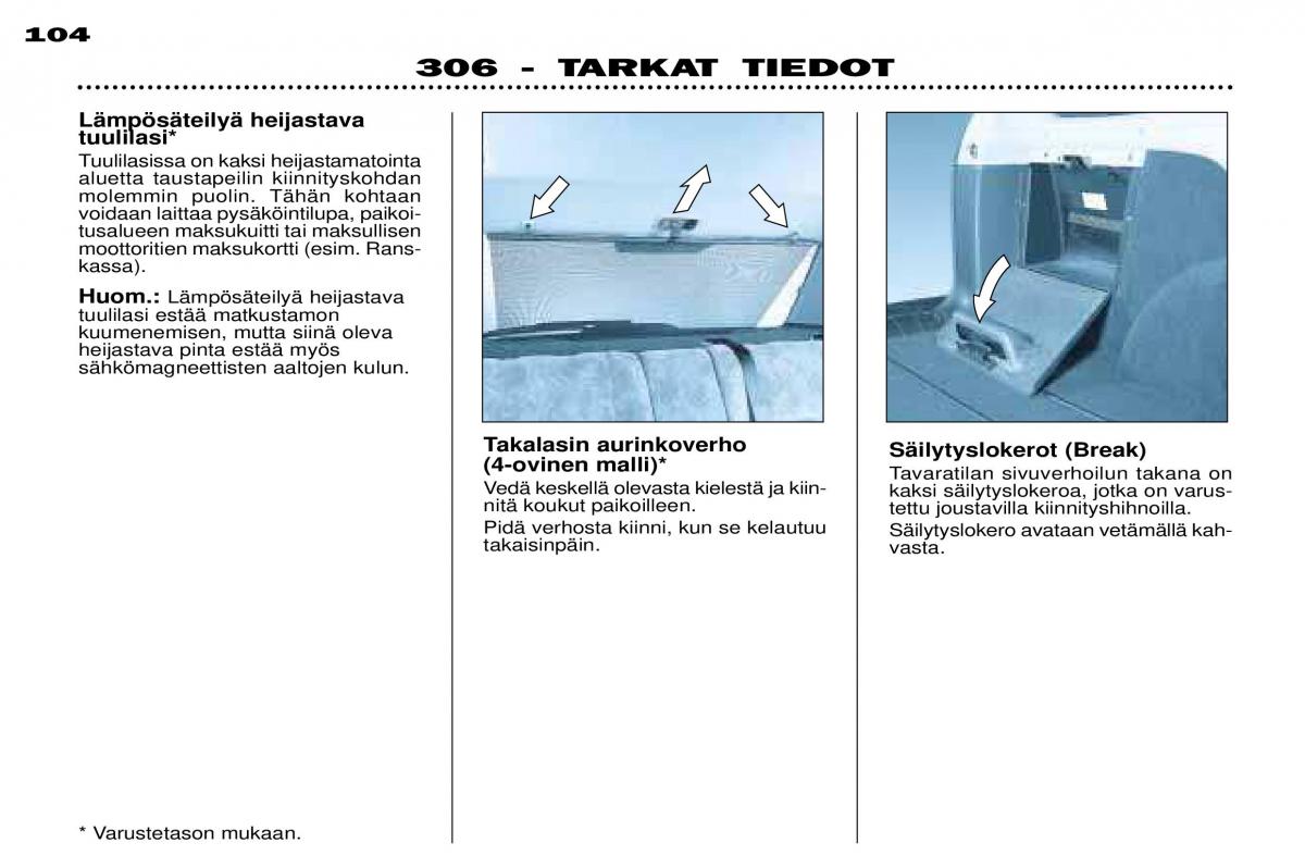 Peugeot 306 Break PH3 omistajan kasikirja / page 79