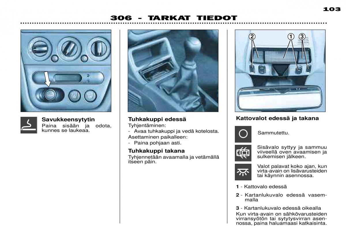 Peugeot 306 Break PH3 omistajan kasikirja / page 81