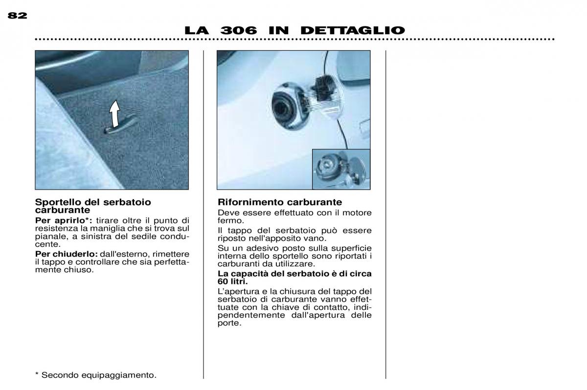 Peugeot 306 Break PH3 manuale del proprietario / page 73