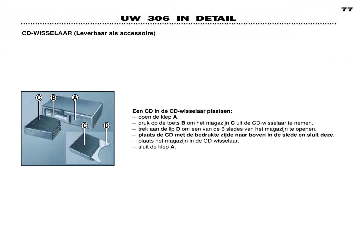 Peugeot 306 Break PH3 handleiding / page 55