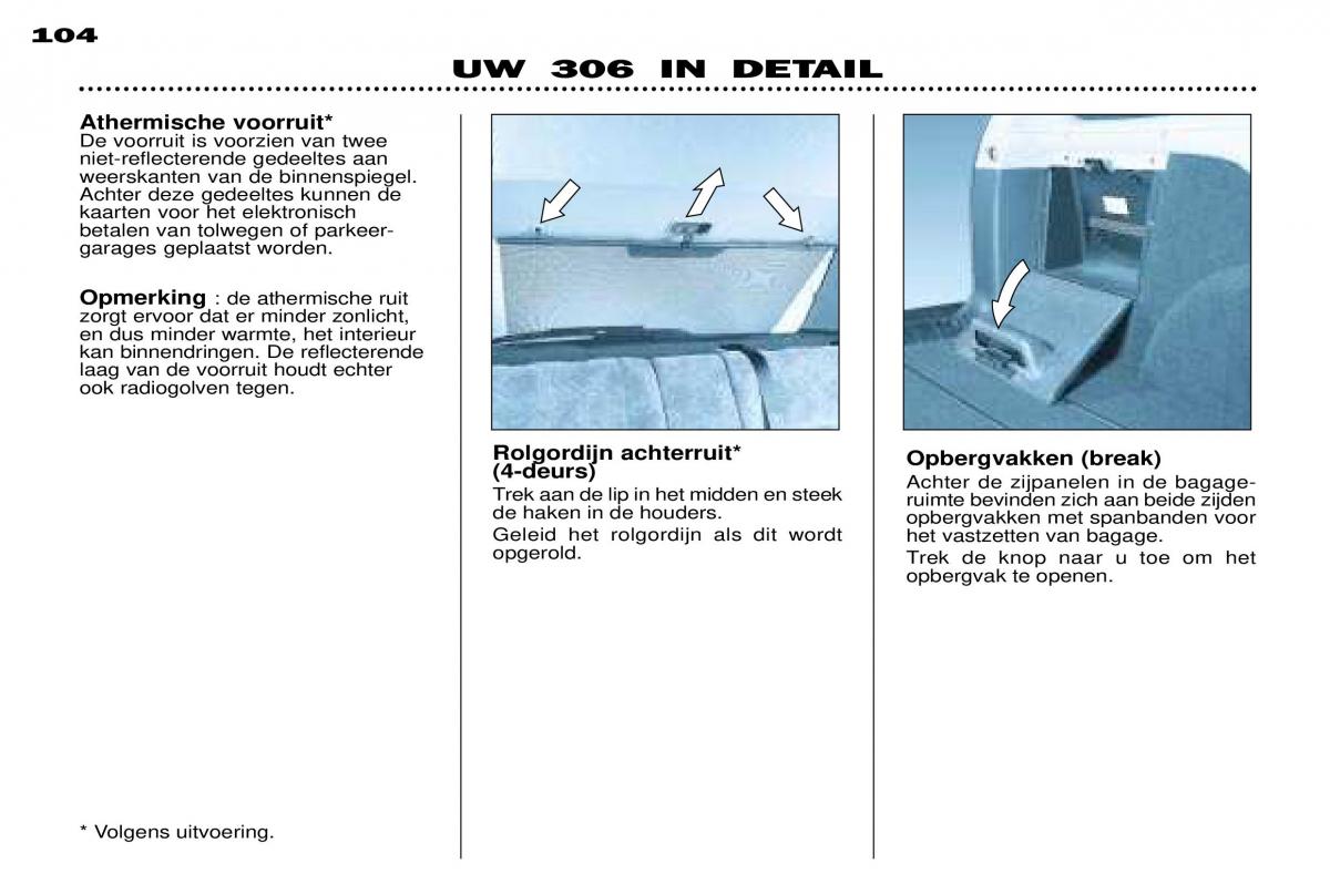 Peugeot 306 Break PH3 handleiding / page 79