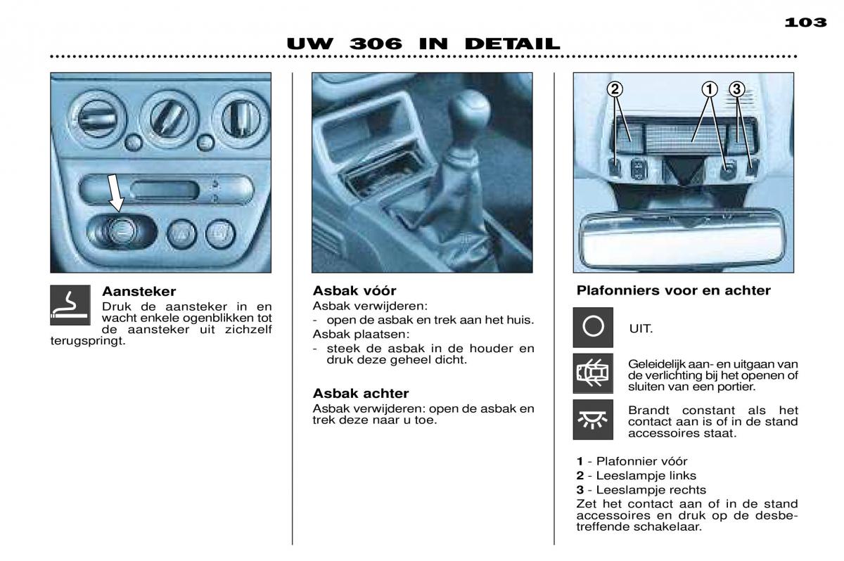 Peugeot 306 Break PH3 handleiding / page 81