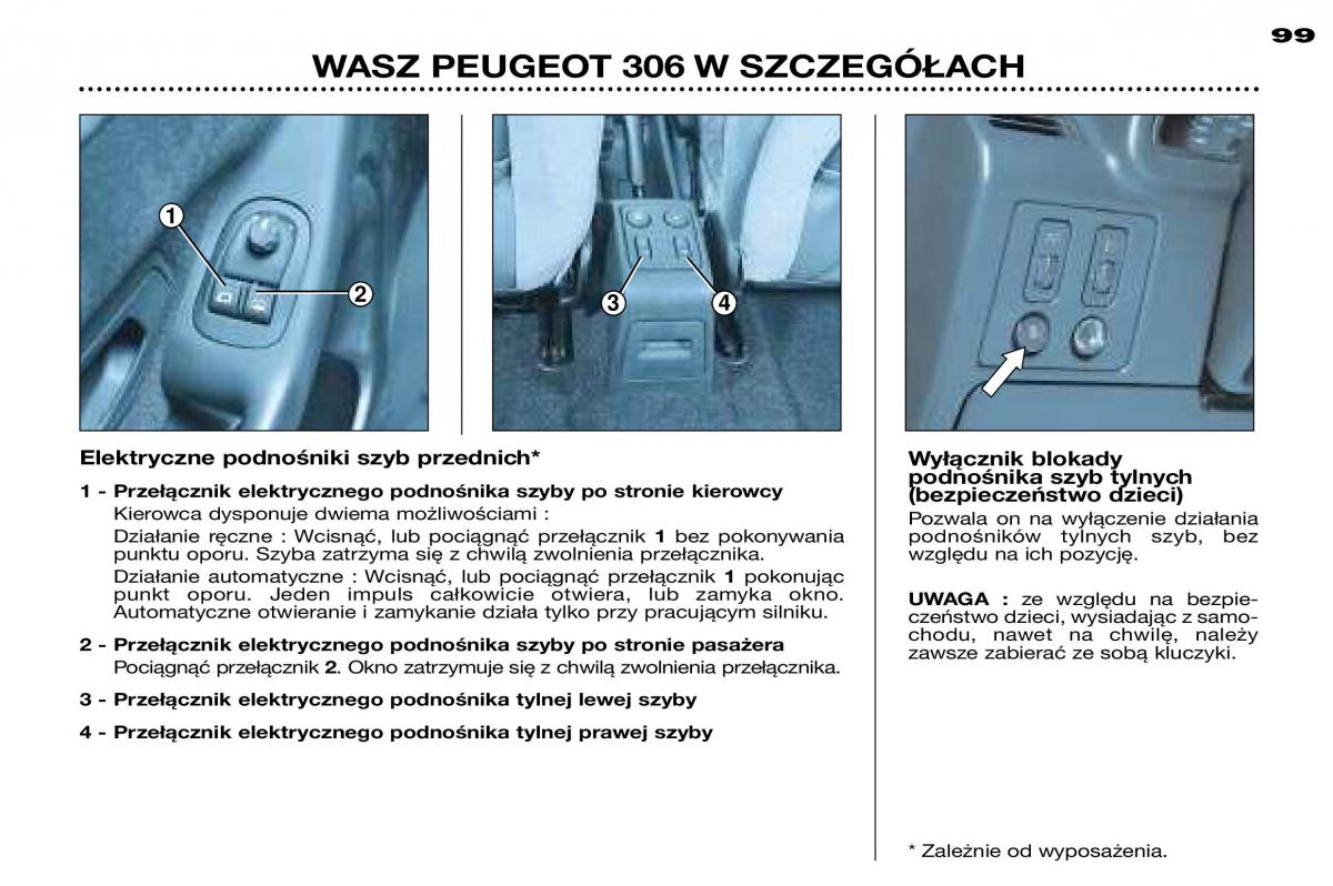 Peugeot 306 Break PH3 instrukcja obslugi / page 77