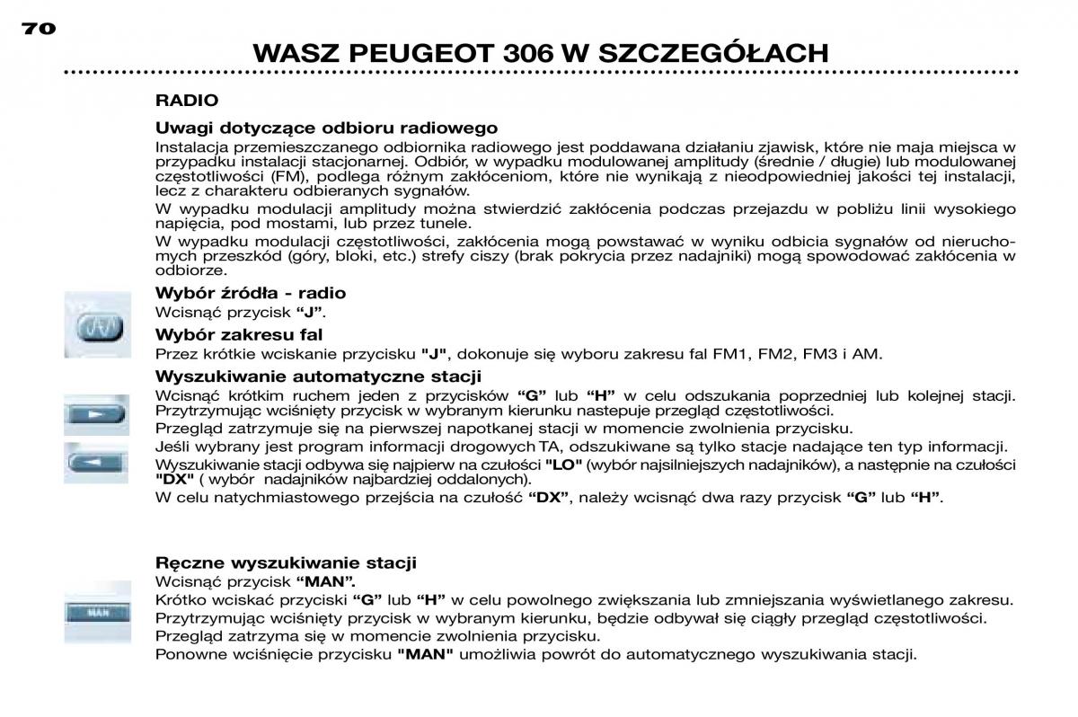 Peugeot 306 Break PH3 instrukcja obslugi / page 47