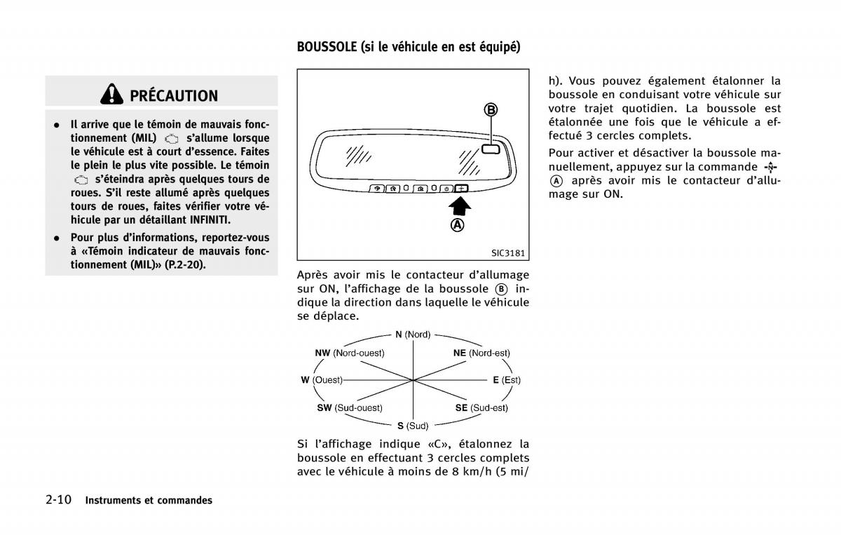 manual  Infiniti Q50 manuel du proprietaire / page 103