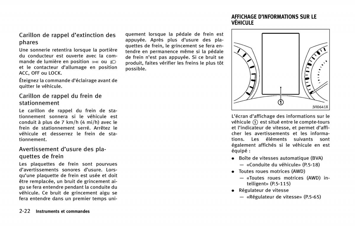 manual  Infiniti Q50 manuel du proprietaire / page 115