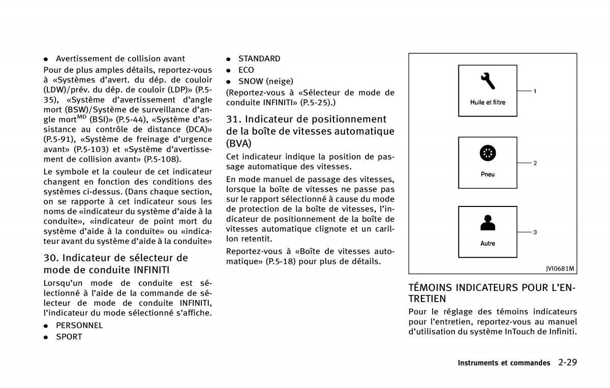 manual  Infiniti Q50 manuel du proprietaire / page 122