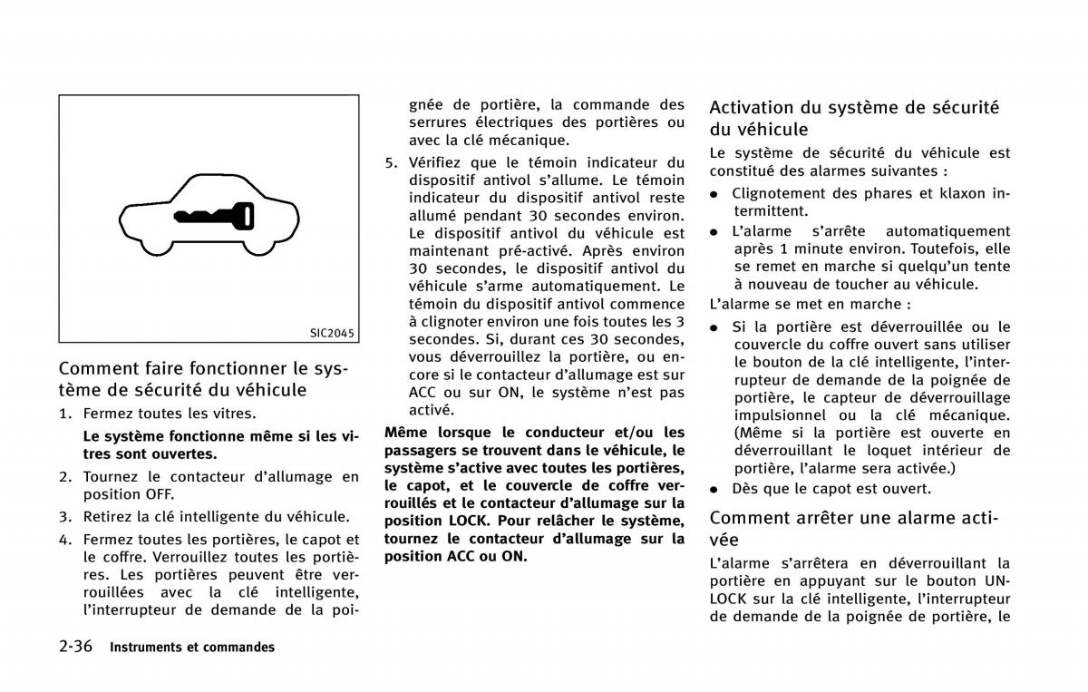 manual  Infiniti Q50 manuel du proprietaire / page 129