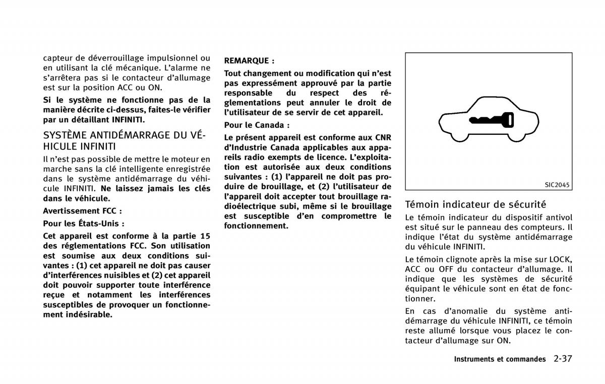 manual  Infiniti Q50 manuel du proprietaire / page 130