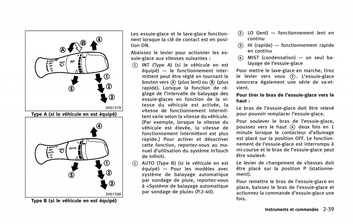 manual  Infiniti Q50 manuel du proprietaire / page 132