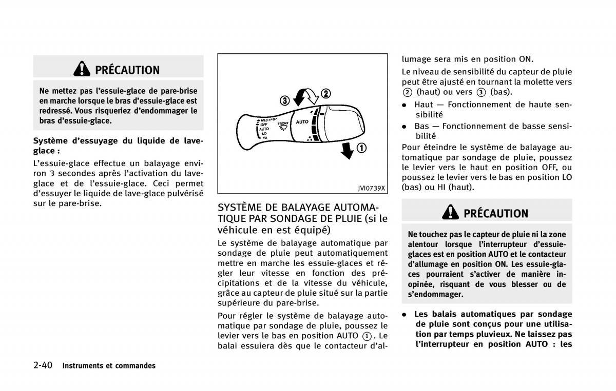 manual  Infiniti Q50 manuel du proprietaire / page 133