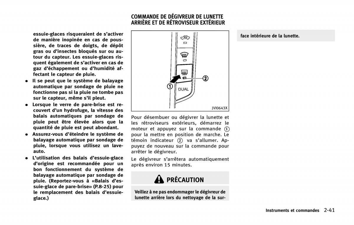 manual  Infiniti Q50 manuel du proprietaire / page 134