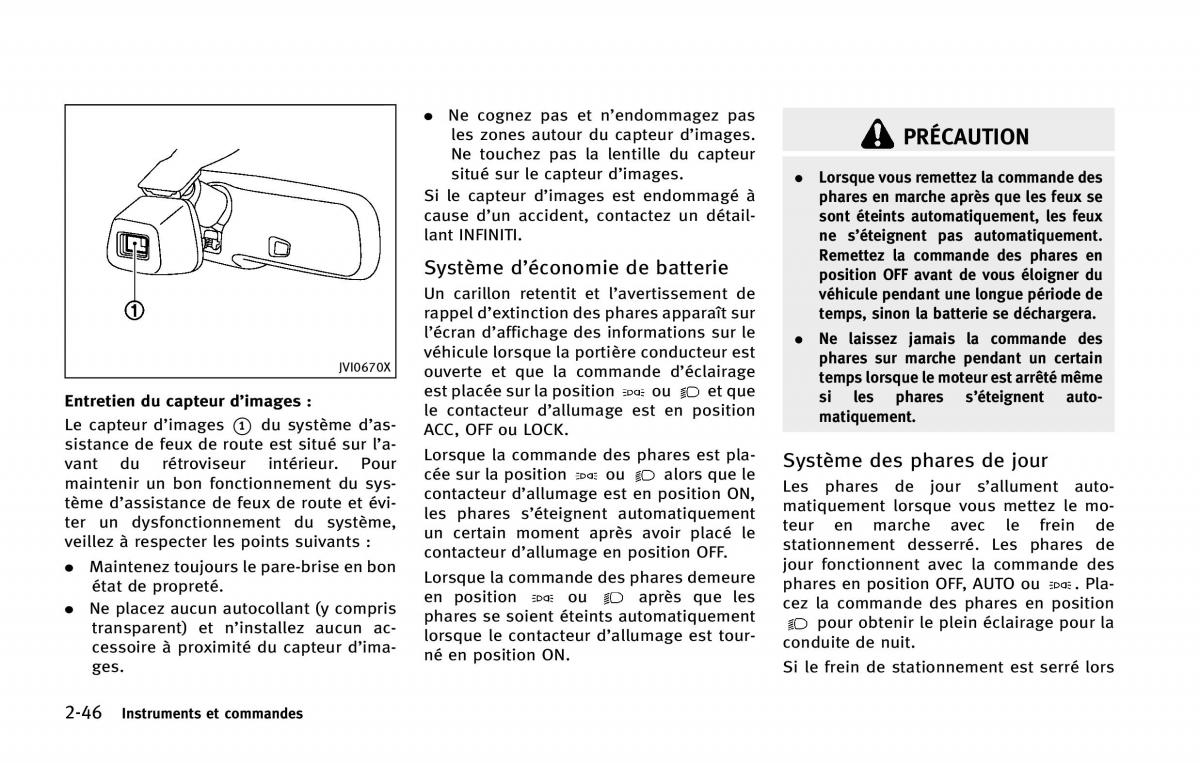 manual  Infiniti Q50 manuel du proprietaire / page 139