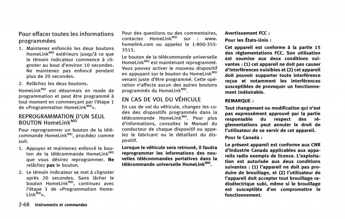 manual  Infiniti Q50 manuel du proprietaire / page 161