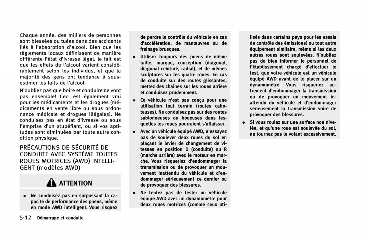 manual  Infiniti Q50 manuel du proprietaire / page 217