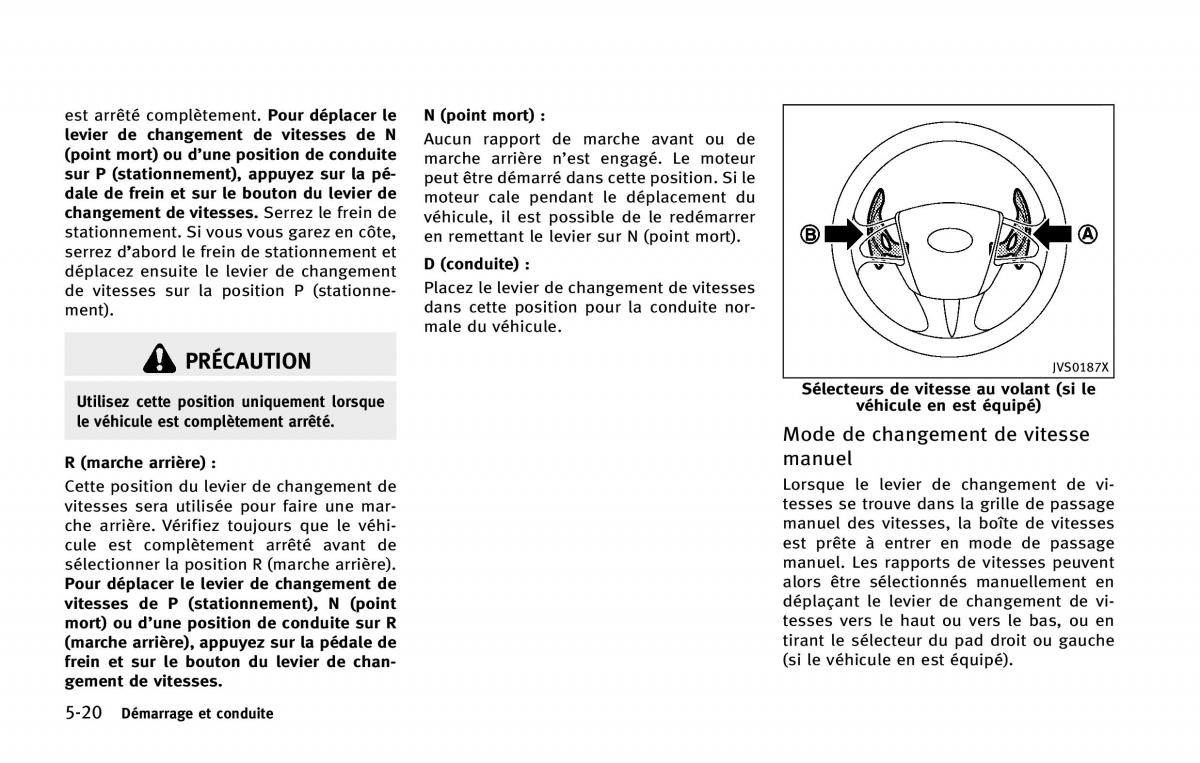 manual  Infiniti Q50 manuel du proprietaire / page 225