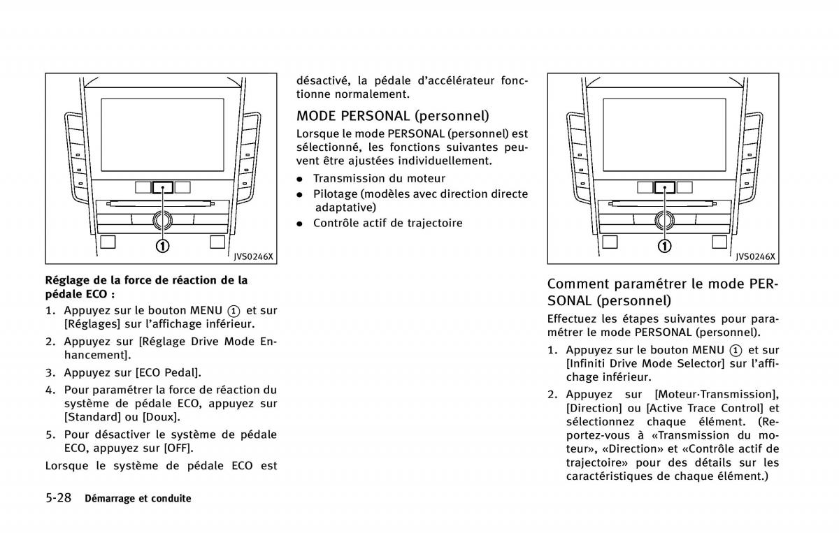 manual  Infiniti Q50 manuel du proprietaire / page 233