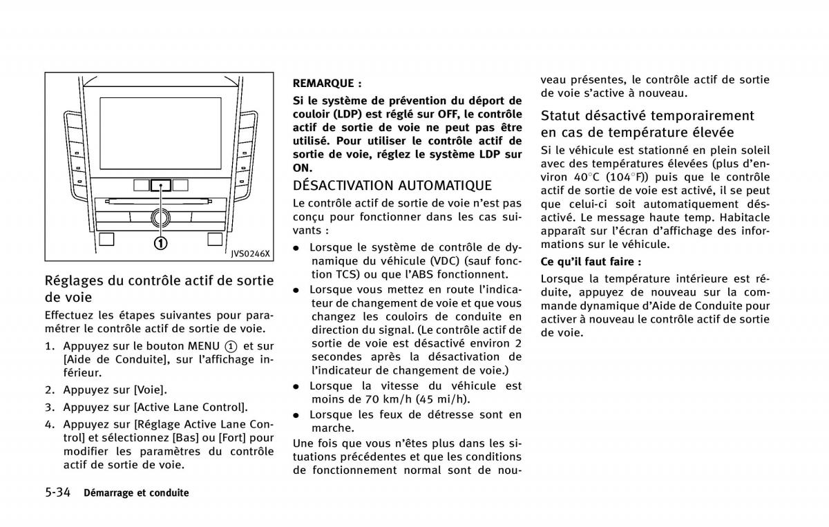 manual  Infiniti Q50 manuel du proprietaire / page 239