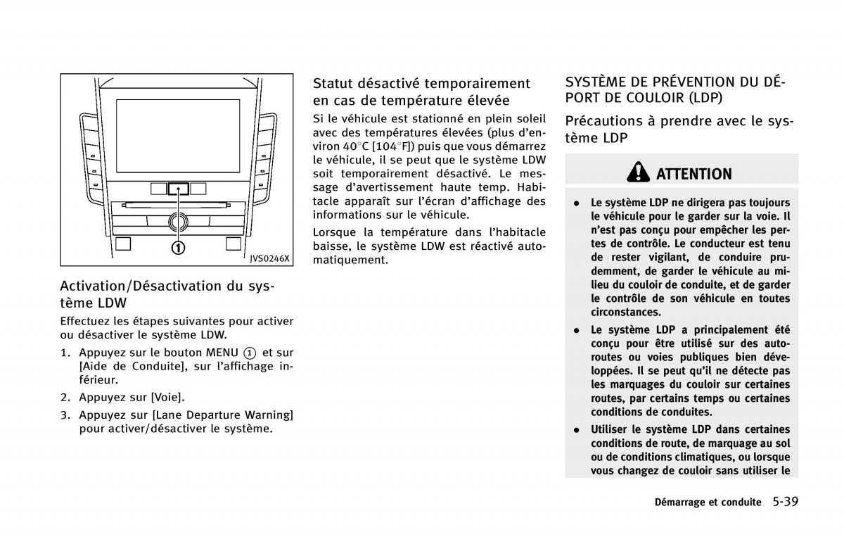 manual  Infiniti Q50 manuel du proprietaire / page 244