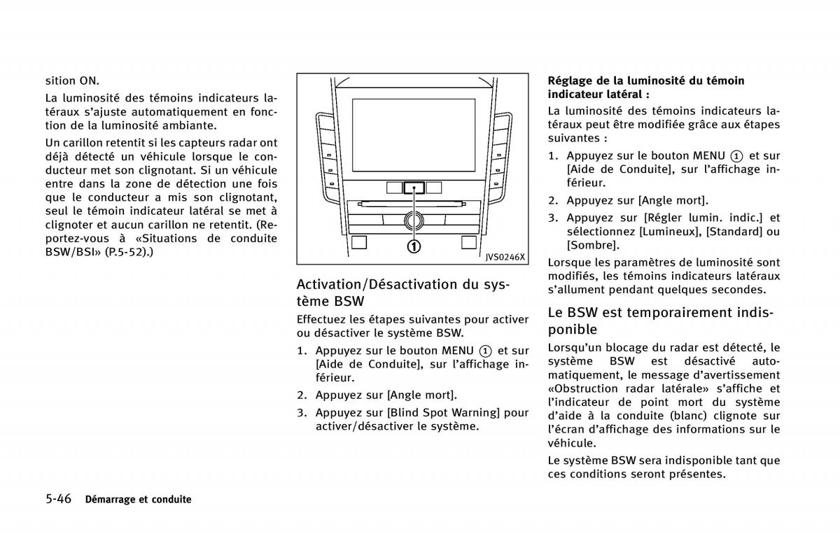 manual  Infiniti Q50 manuel du proprietaire / page 251