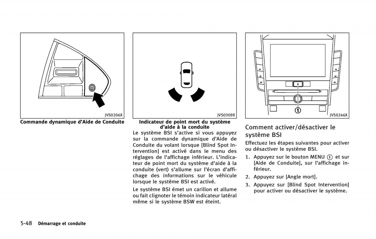 manual  Infiniti Q50 manuel du proprietaire / page 253