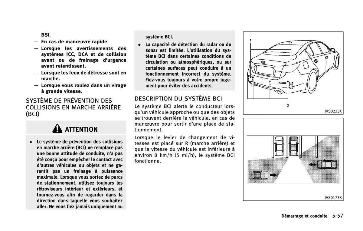 manual  Infiniti Q50 manuel du proprietaire / page 262