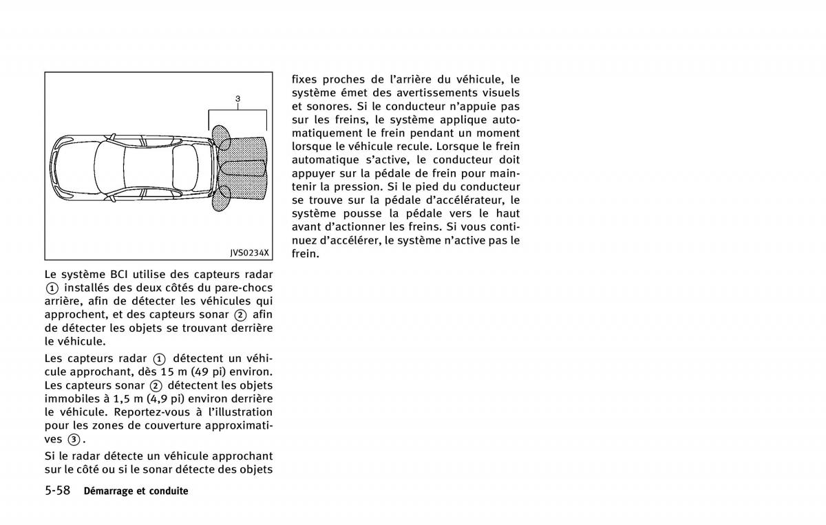 manual  Infiniti Q50 manuel du proprietaire / page 263