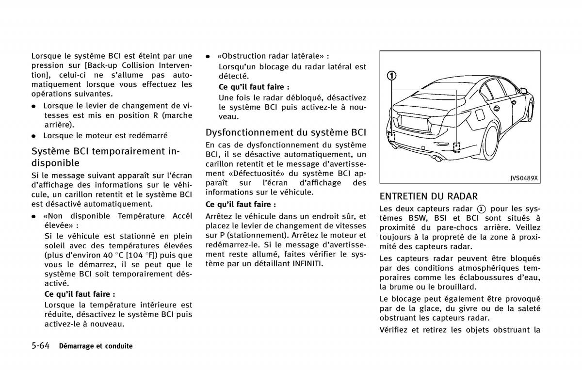 manual  Infiniti Q50 manuel du proprietaire / page 269