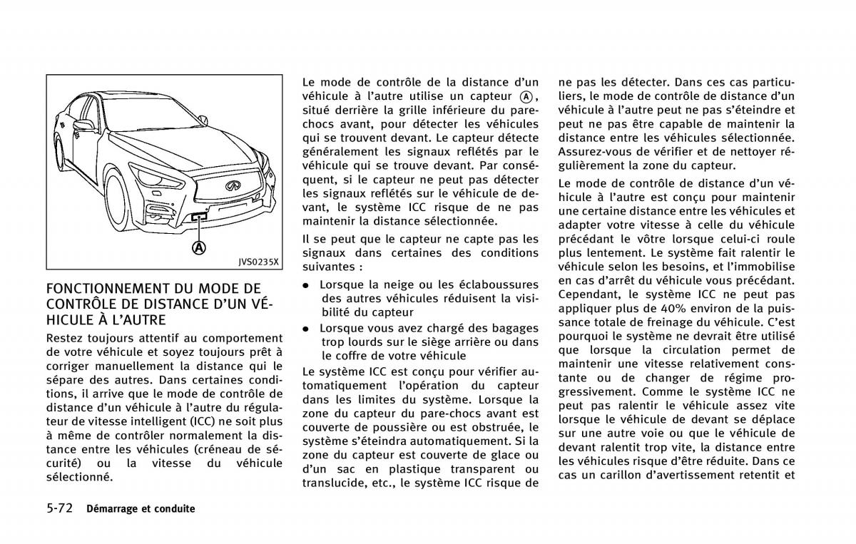 manual  Infiniti Q50 manuel du proprietaire / page 277