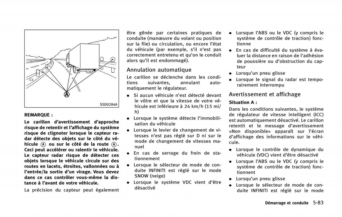 manual  Infiniti Q50 manuel du proprietaire / page 288