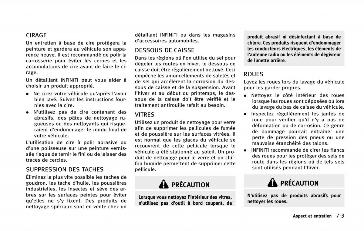 manual  Infiniti Q50 manuel du proprietaire / page 356