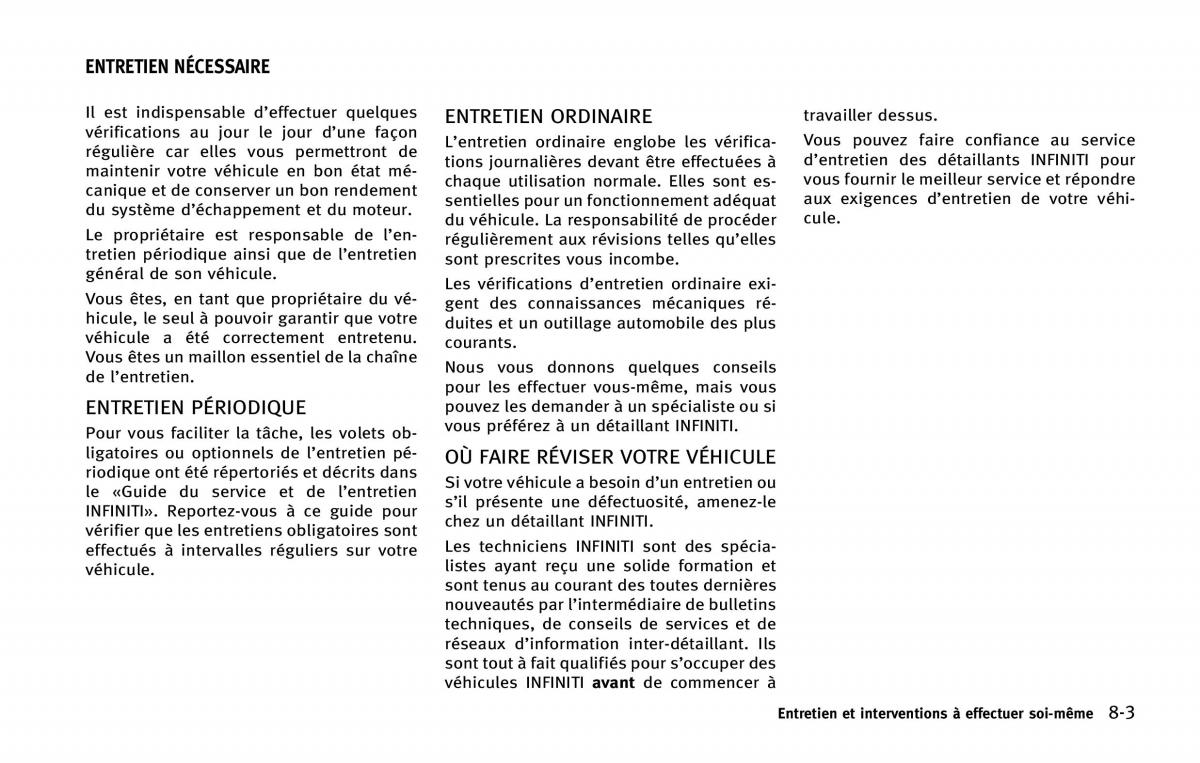 manual  Infiniti Q50 manuel du proprietaire / page 366