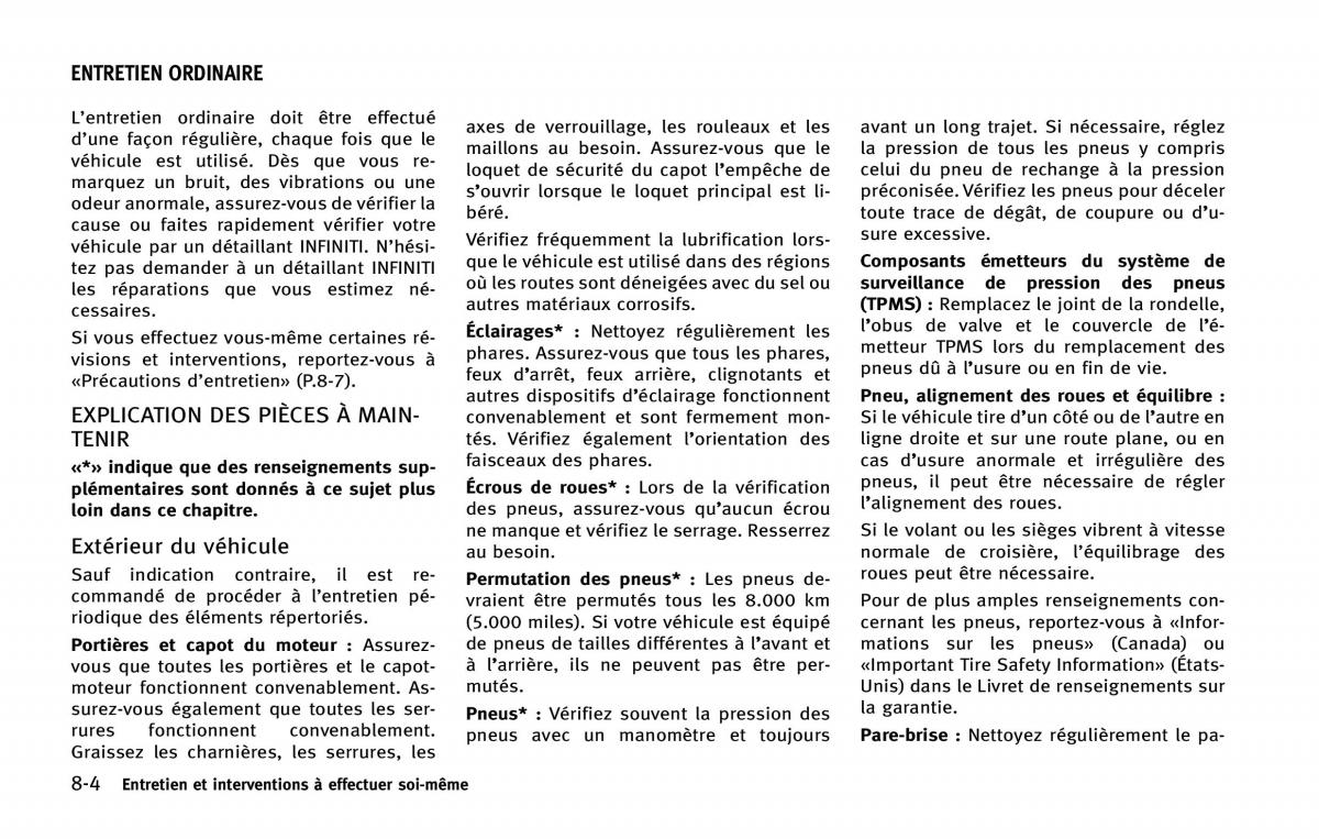 manual  Infiniti Q50 manuel du proprietaire / page 367