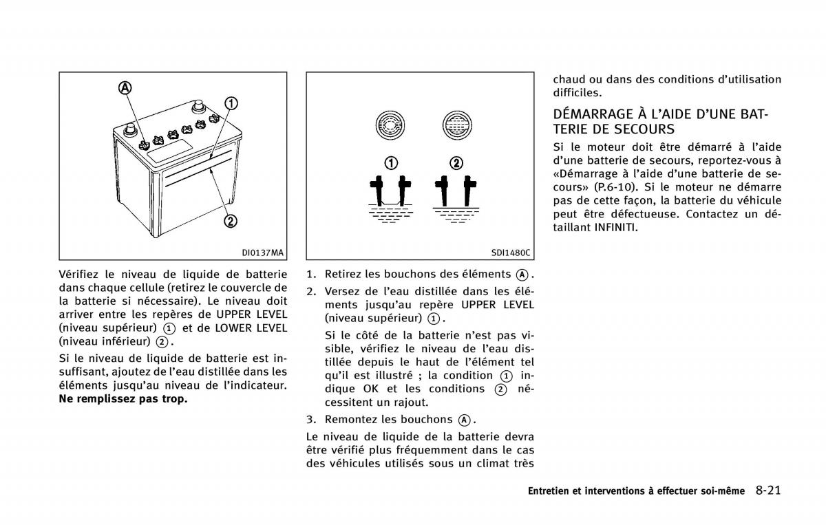 manual  Infiniti Q50 manuel du proprietaire / page 384